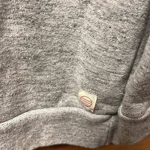 Marine layer sweatshirt crewneck Md mens AFFIRMER motivational Gray team player - Picture 4 of 11